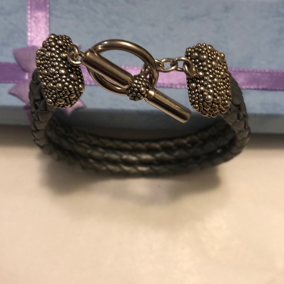 Michael Dawkins Jewelry - Michael Dawkins real leather and sterling silver